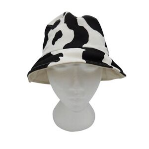 Cow Print Bucket Hat One Size Fits Most‎